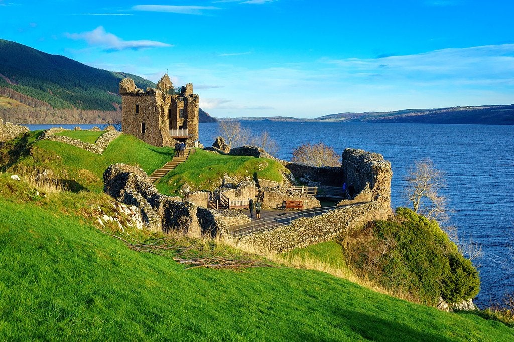 Urquhart Castle on Loch Ness Urquhart Castle Scotland