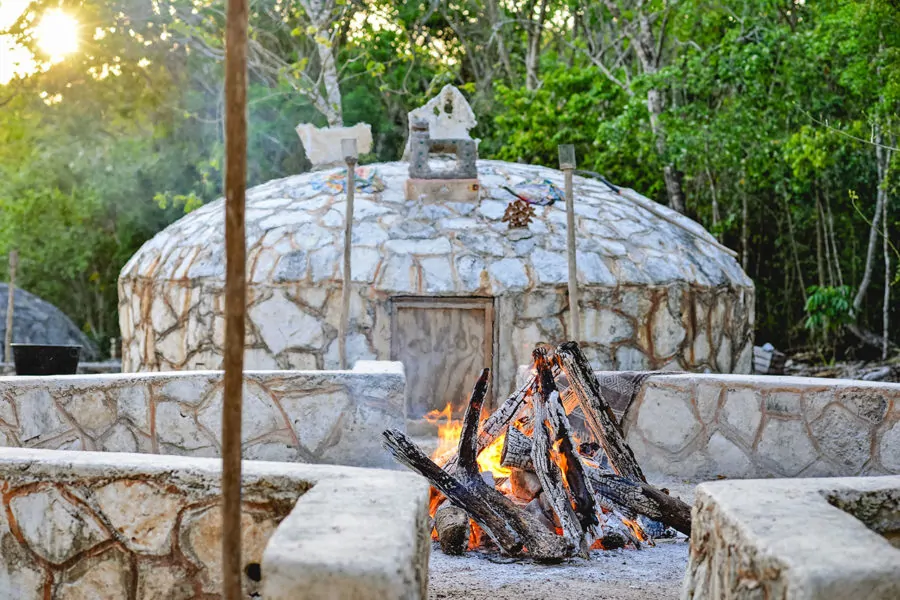 Traditional Temazcal Sauna in Cancun