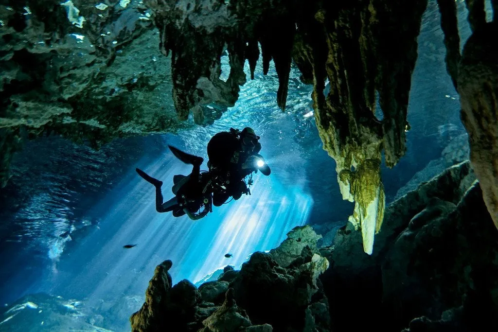 Dos Ojos Cave Diving Yucatan Mexico