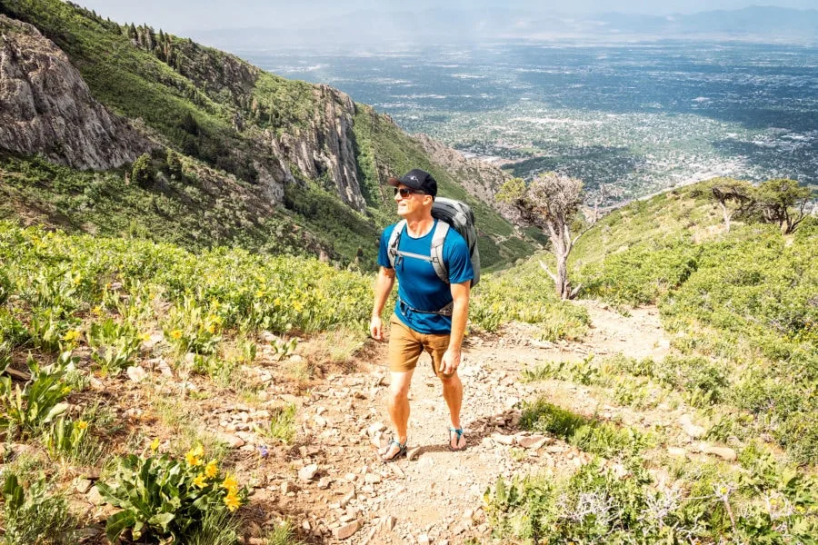 Hiking in my Luna Sandals