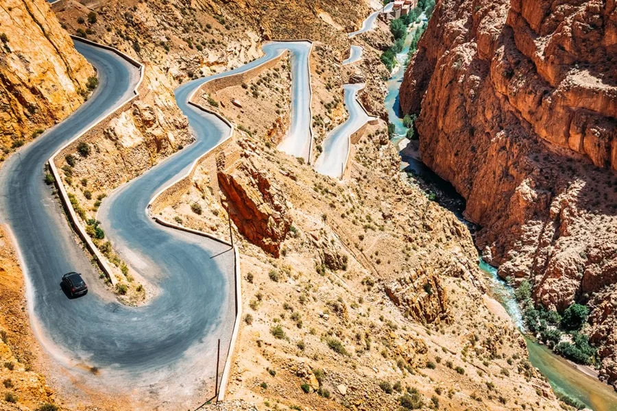 Winding Roads in Morocco