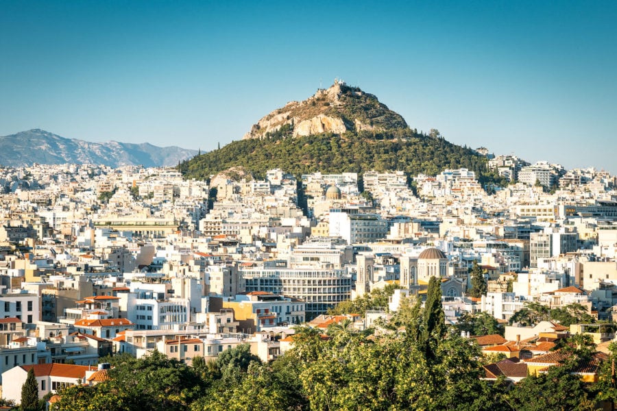 Mount Lycabettus in Athens