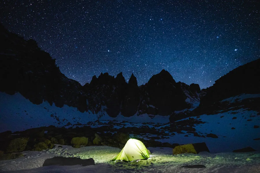 Winter Camping Mt Whitney