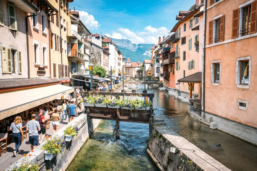 Canals in Old Town Annecy