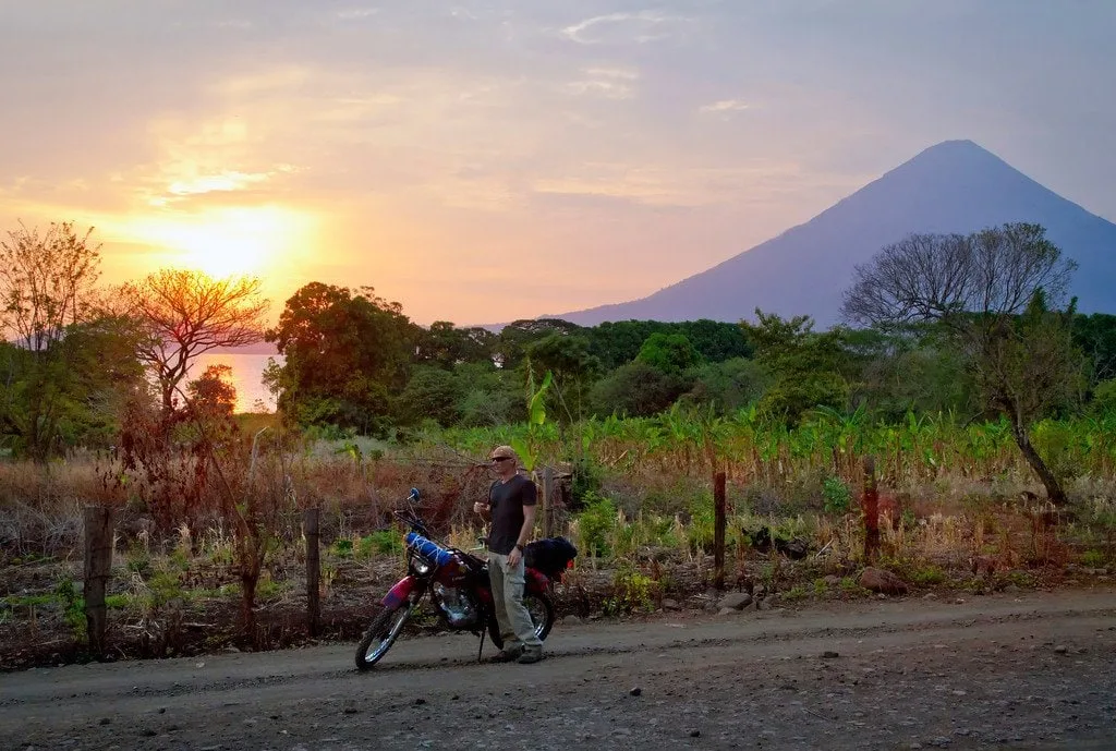 Ometepe Nicaragua Volcano Sunset