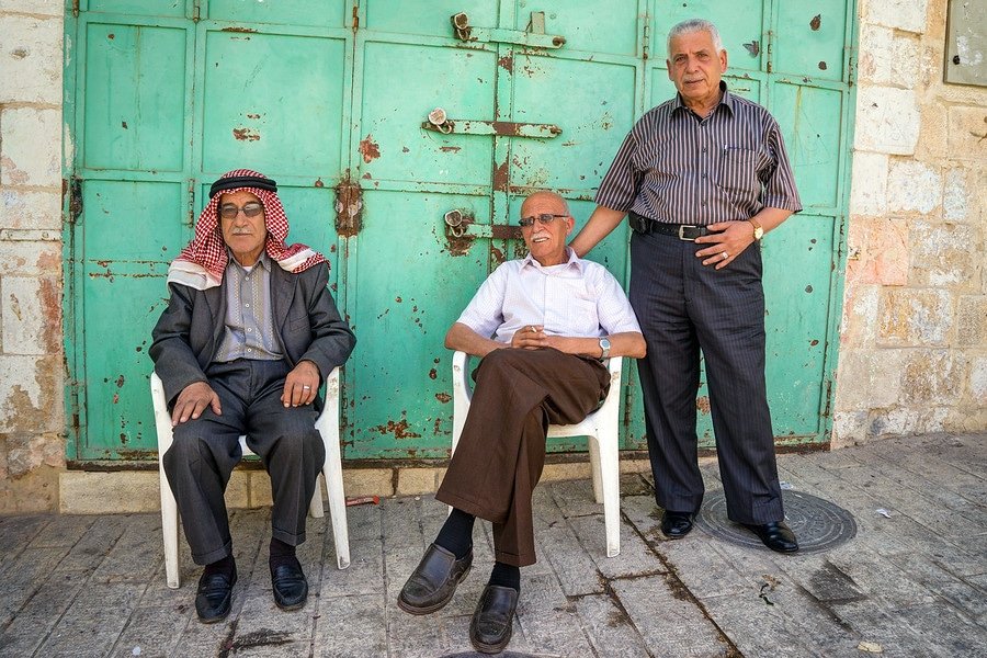 Palestinian Men in Hebron