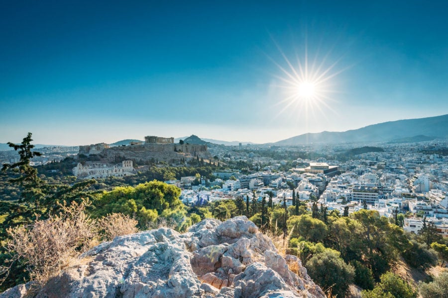 Sunrise on Philopappou Hill