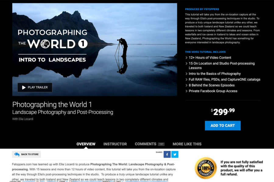 photographing the world 1: landscape photography and post-processing