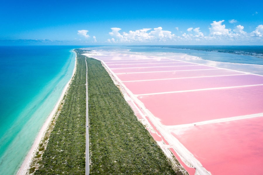 pink beach cancun mexico