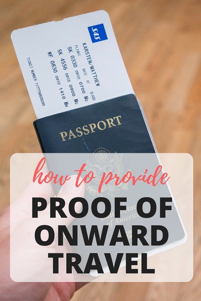 argentina proof of onward travel