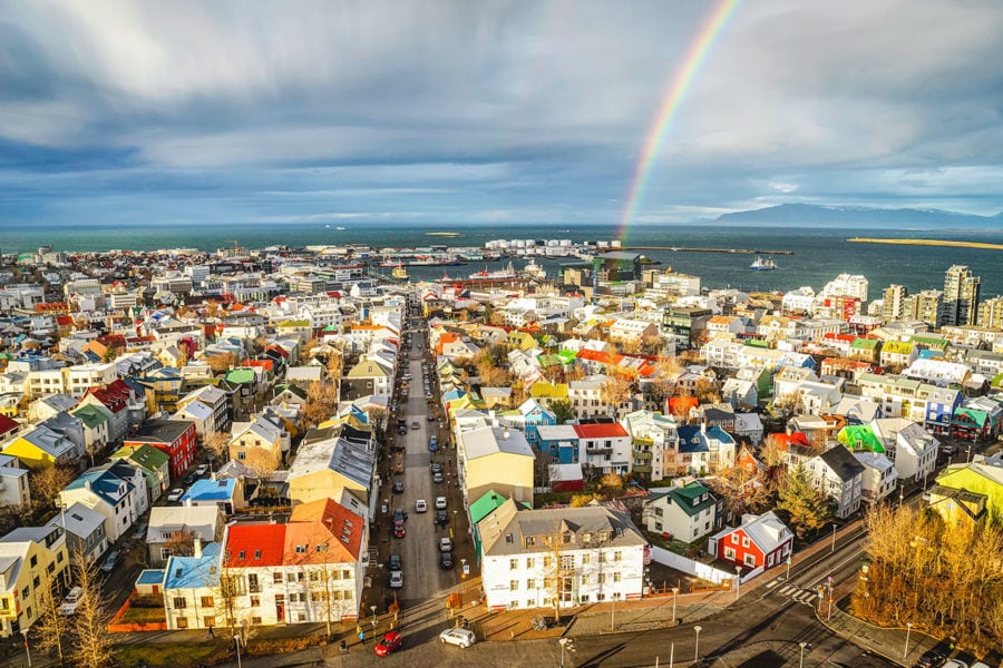 Reykjavik City Rainbow