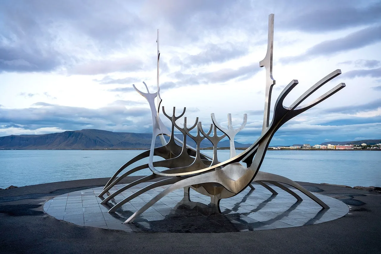 Sculpture in Reykjavik