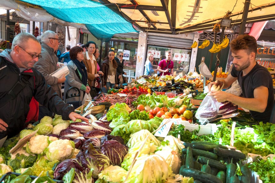 Veggies at Rialto Market