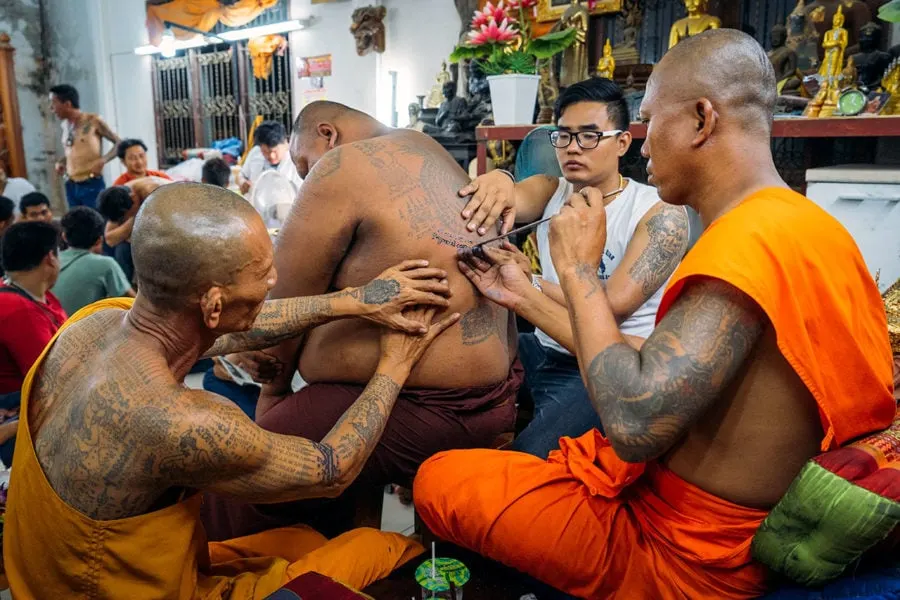 Asian/Japanese - Red Buddha Tattoo