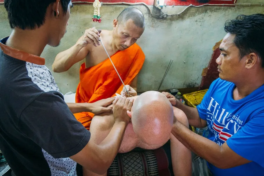 buddhist monk tattoo