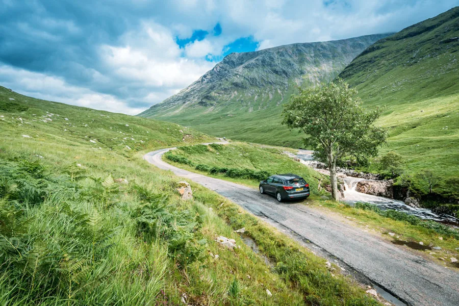 Glen Etive Mountain Road