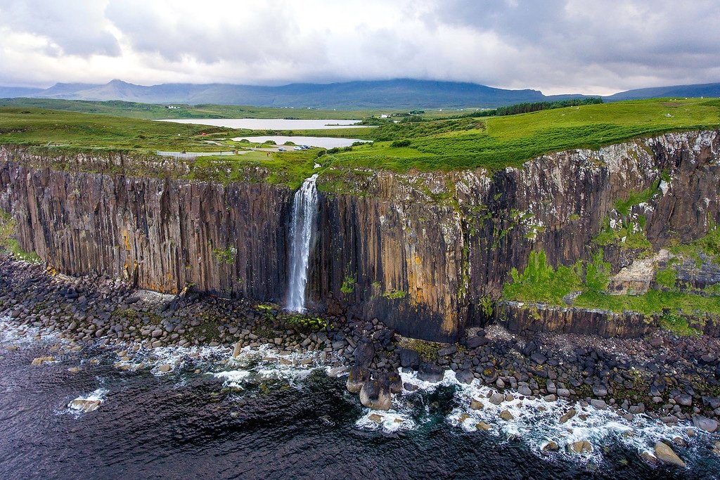 Kilt Rock & Mealt Falls Waterfall Scotland