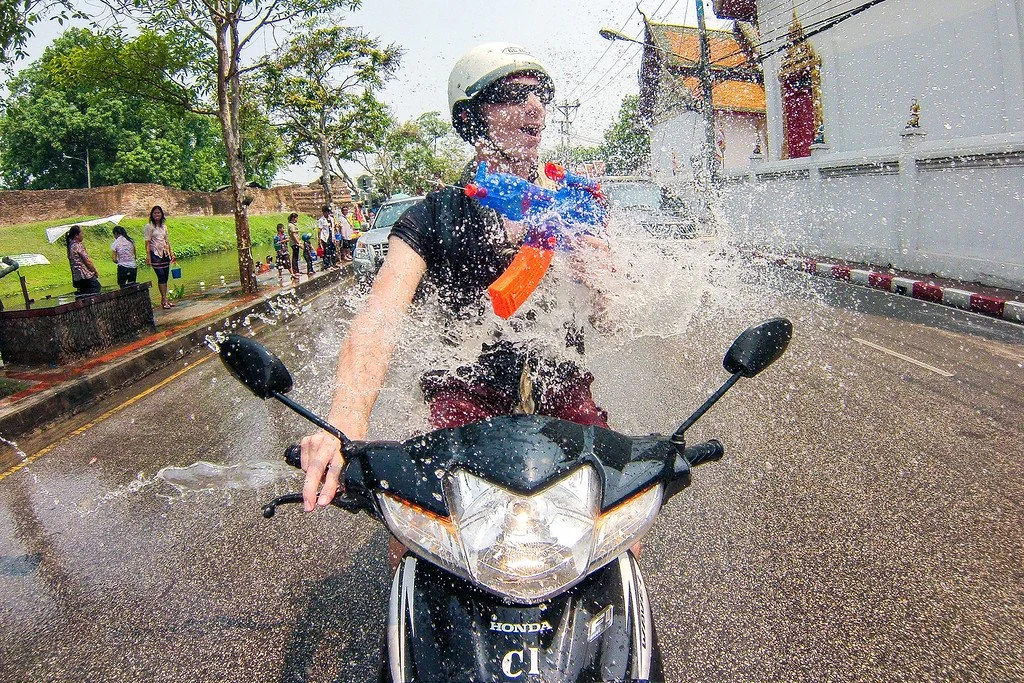 Songkran Moto Chiang Mai Thailand