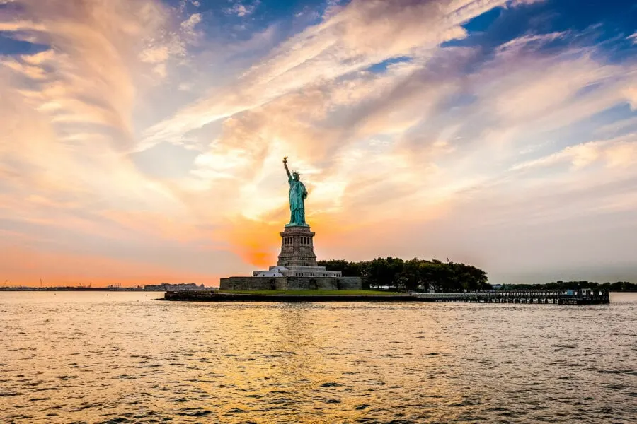 Statue of Liberty at Sunrise