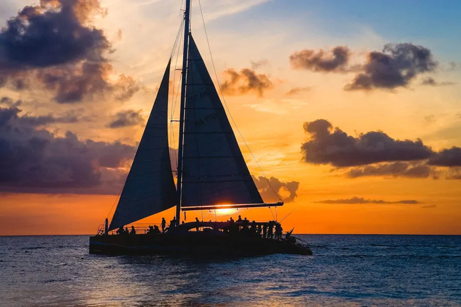 Cancun Highlights: Sunset Sailing