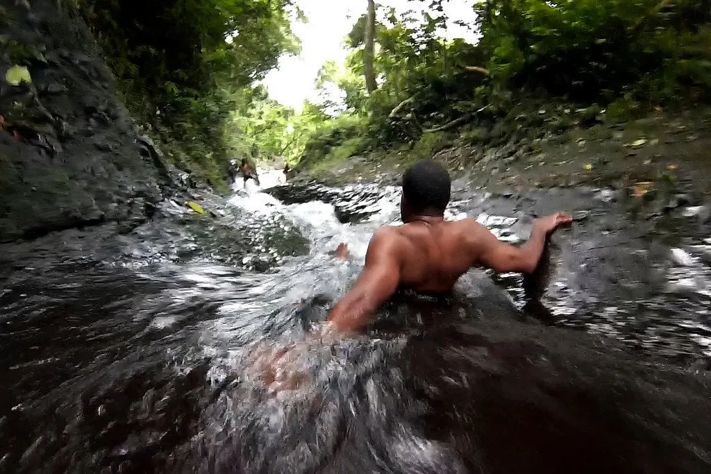 Natural Water Slide Fiji