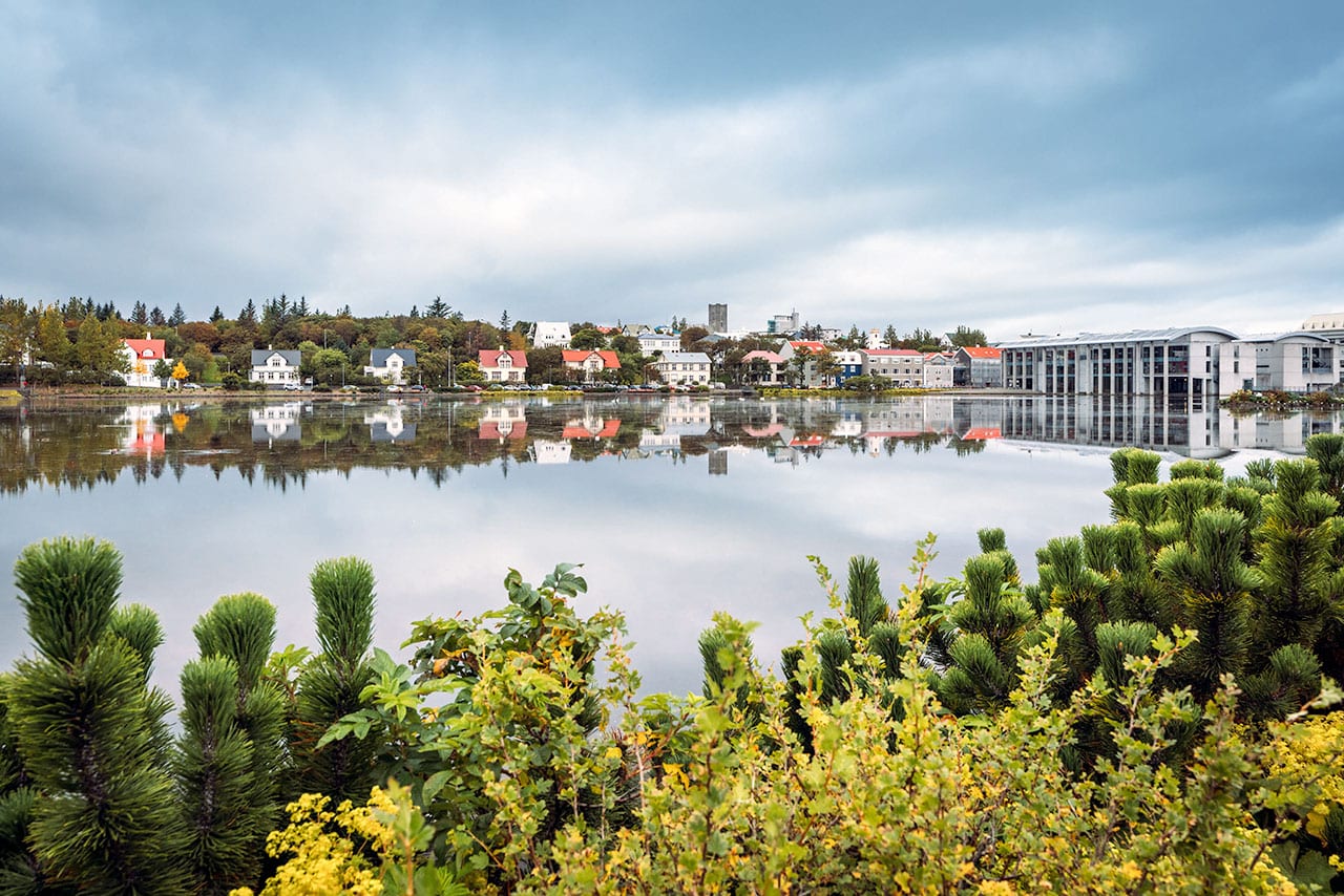 Tjörnin Pond Reykjavik