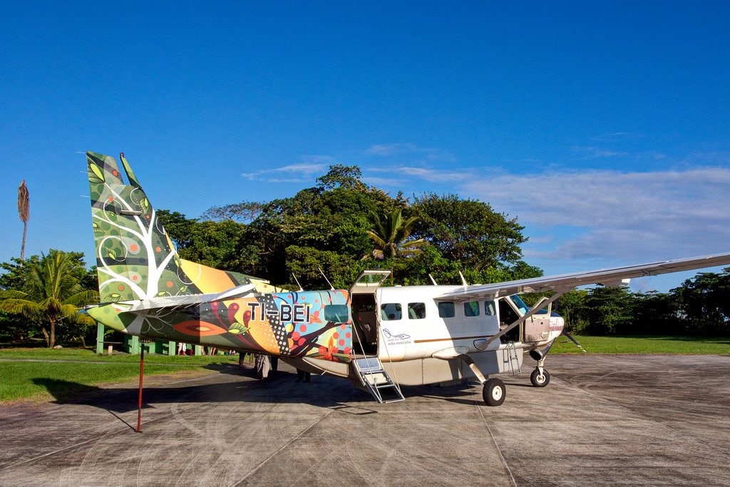 Flying Into Tortuguero National Park Nature Air Costa Rica