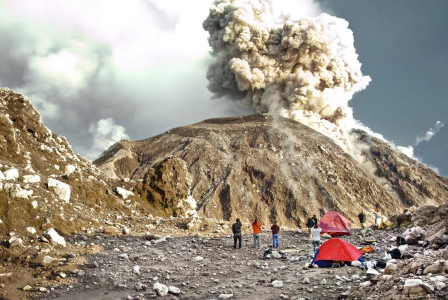 Camping on a Volcano