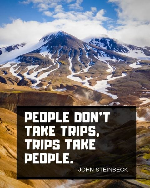 John Steinbeck Travel Wisdom