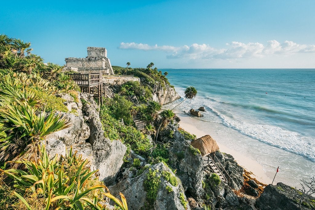 beach ruins tulum