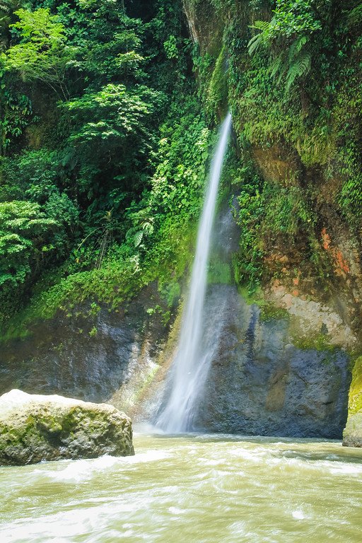Riverside Waterfall Pacuare Waterfall Turrialba Costa Rica