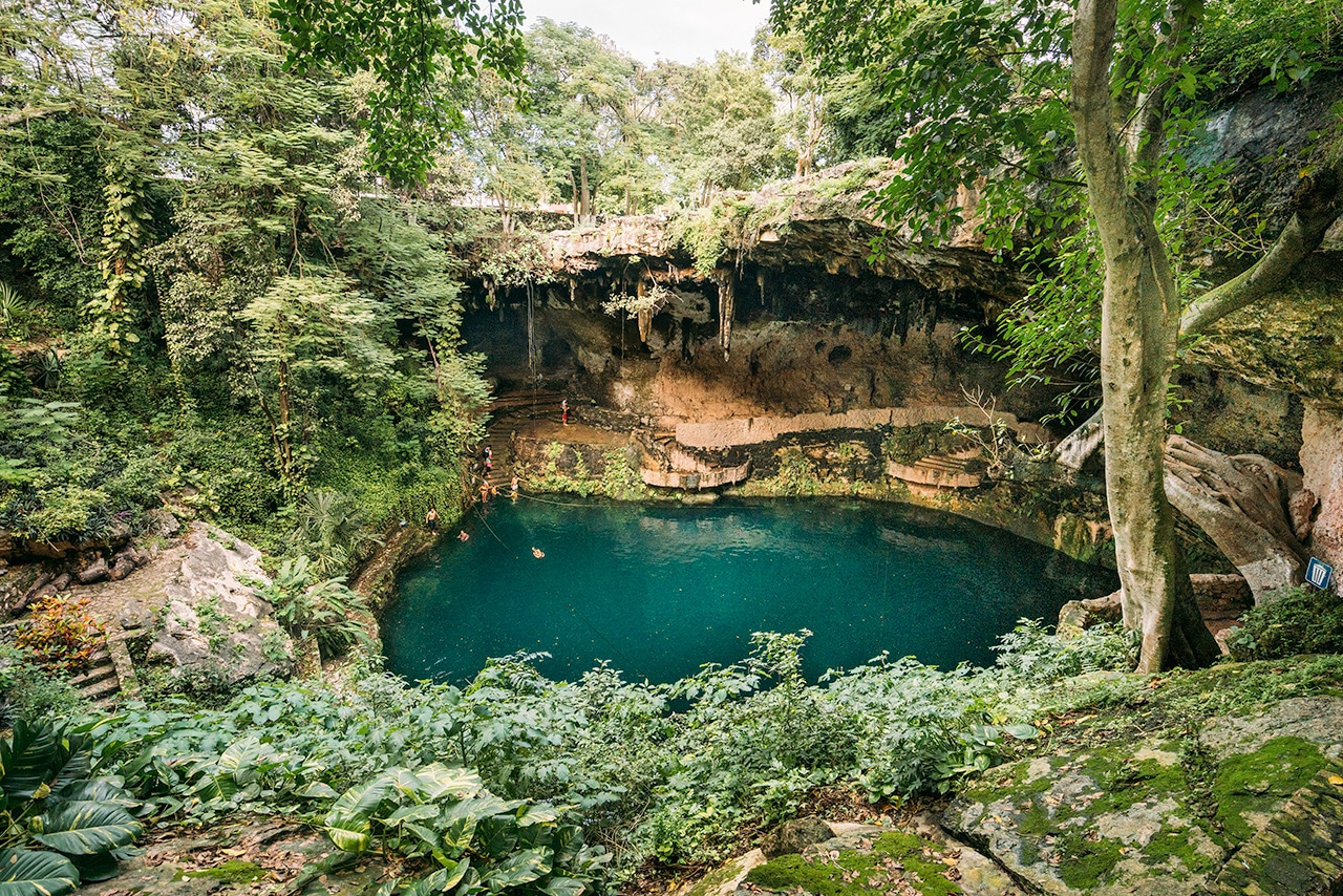 Cenote Zaci in Valladolid