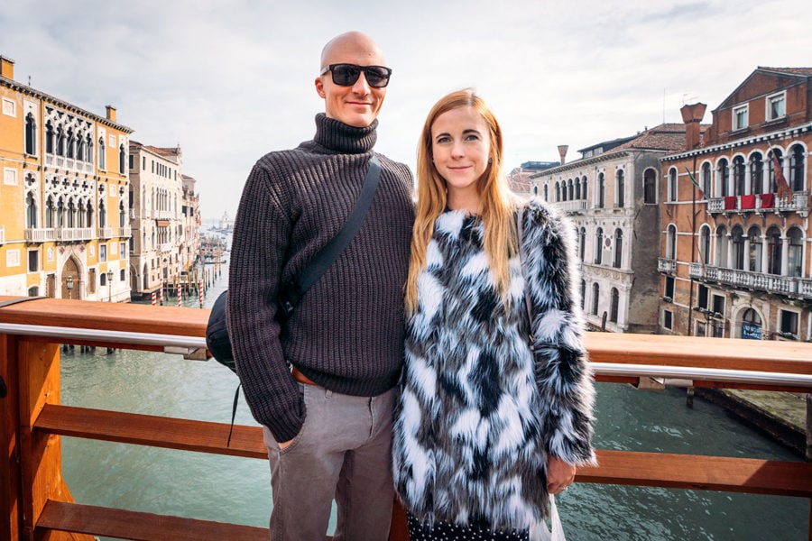 Matt and Anna in Venice