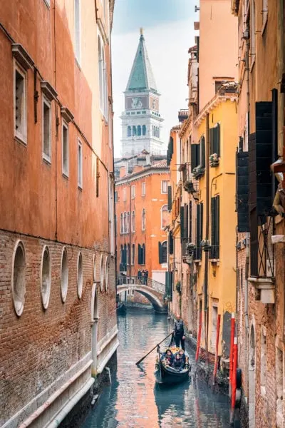 Canals in Venice Italy