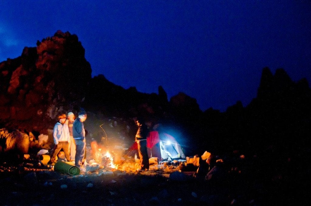 Camping on Volcano Santiaguito Guatemala Camping on Volcano Santiaguito Guatemala