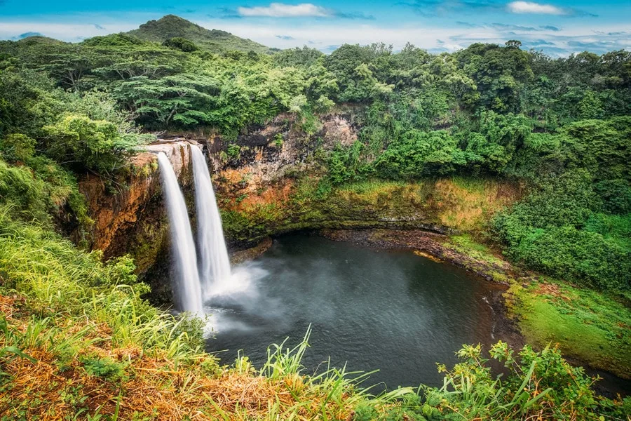 Double Waterfall Activity on Kauai