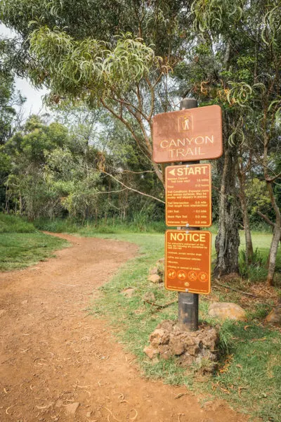 Canyon Trailhead