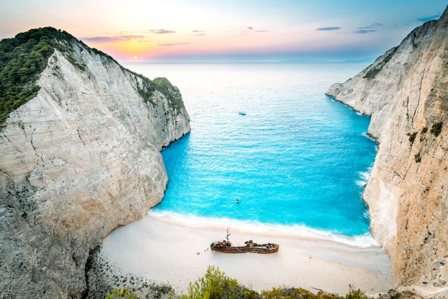 Exploring Navagio Beach Shipwreck Beach In Zakynthos Greece